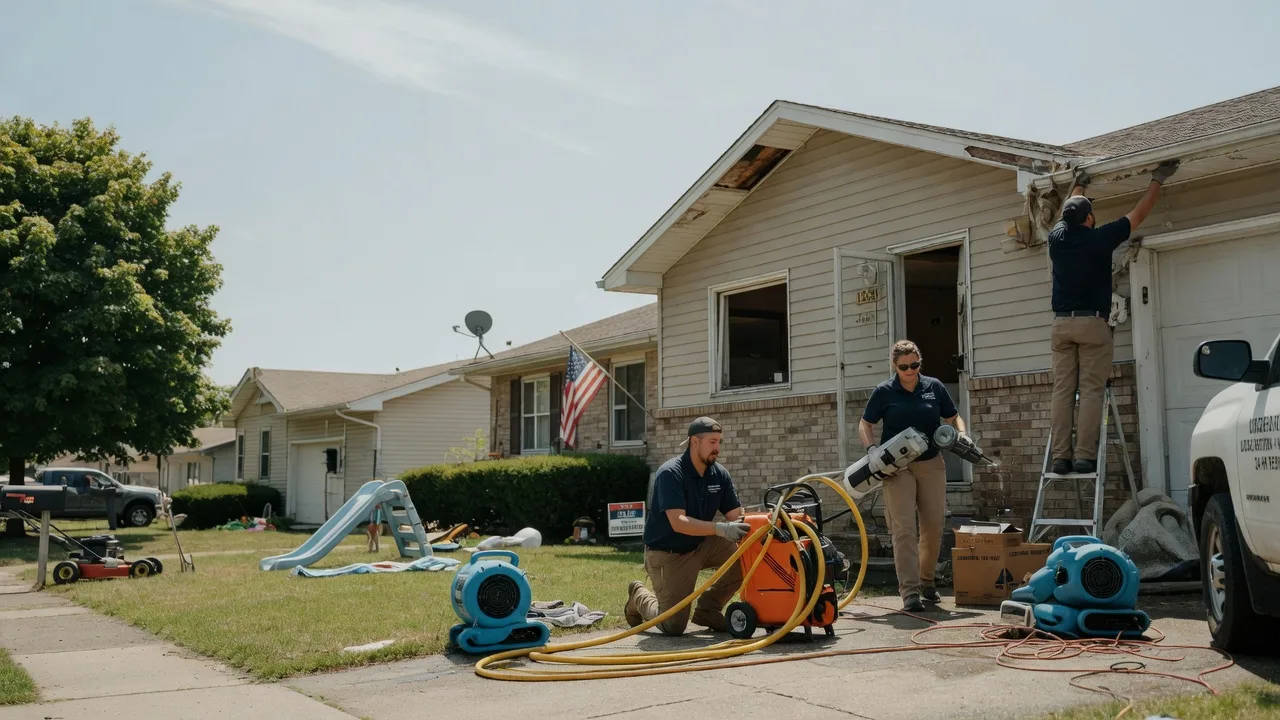 Water Damage Restoration in Bentonville, OH near me